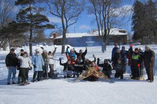 local seniors enjoyed a day of Outdoor Winter Fun at the Sharbot Lake Medical Centre